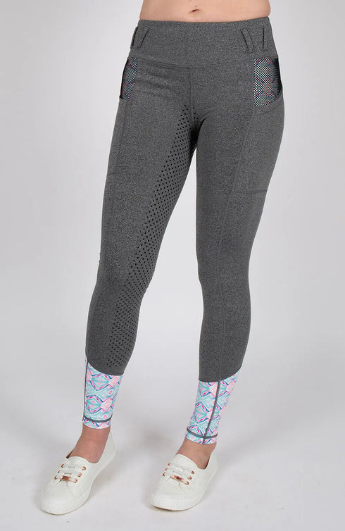 BARE Performance Riding Tights - Azure