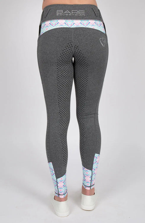 BARE Performance Riding Tights - Azure
