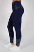 BARE Performance Riding Tights - Navy Croc