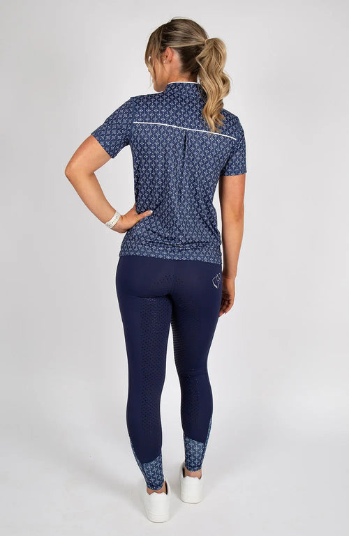 BARE Performance Riding Tights - Navy Nomad BARE Equestrian