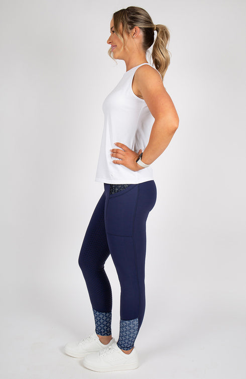 BARE Tank Top - White/White