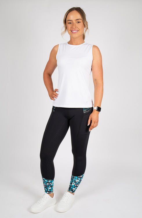 BARE Performance Riding Tights - Geo