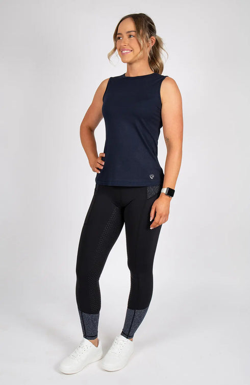 BARE Tank Top - Navy/Navy