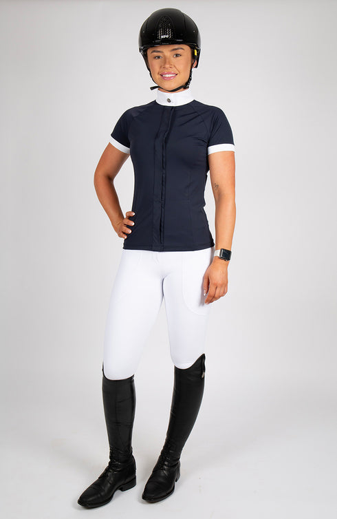 BARE Sculpt Hybrid Riding Breeches - White