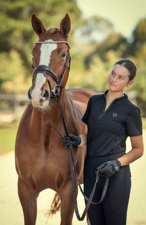 BARE Windsor Sunsafe Riding Shirt - Black