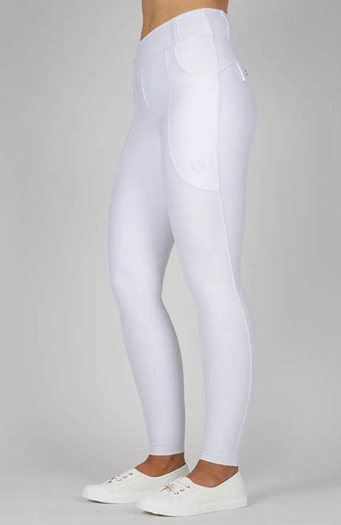 BARE Sculpt Hybrid Riding Breeches - White