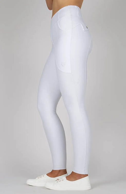 BARE Sculpt Hybrid Riding Breeches - White