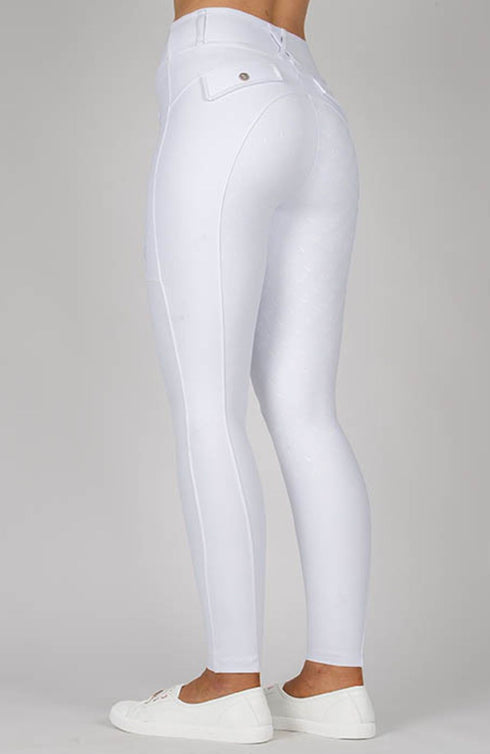 BARE Sculpt Hybrid Riding Breeches - White