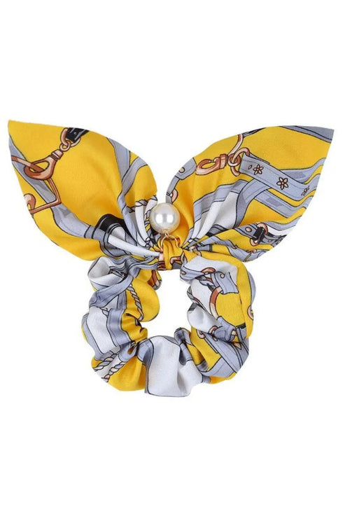 Handmade Silk Bunny Scrunchie
