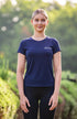 BARE Emblem T-Shirt - Navy and Silver
