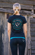 Youth BARE Emblem T-Shirt - Black and Teal