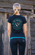BARE Emblem T-Shirt - Black and Teal
