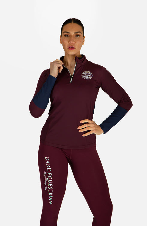 Royal Riding Club - Highgrove Baselayer - Merlot