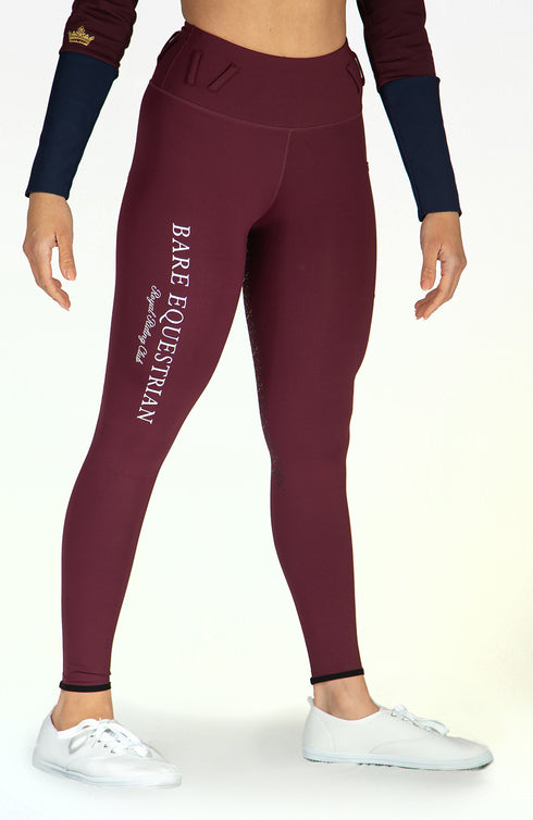 Royal Riding Club - Kensington Riding Tights - Merlot