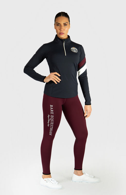 Royal Riding Club - Kensington Riding Tights - Merlot