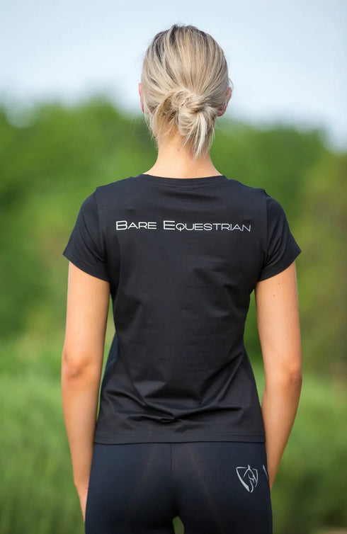Youth BARE Logo Riding T-Shirt - Black