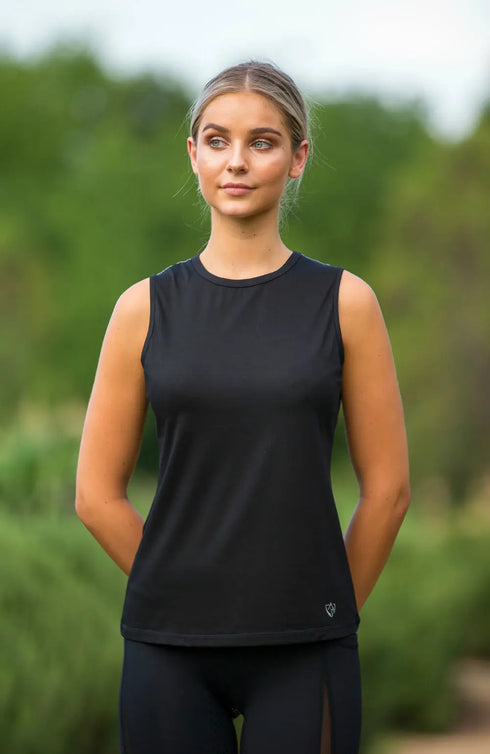 BARE Tank Top - Black/Black