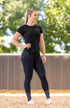 BARE Performance Riding Tights - Dark & Stormy