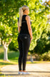 Youth Performance Riding Tights - Black Cat