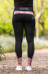 BARE Performance Riding Tights - Black Lilac Rose Gold