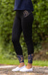 BARE Performance Riding Tights - Black Navy & Rose Gold