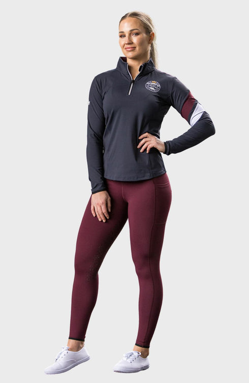 Royal Riding Club - Kensington Riding Tights - Merlot