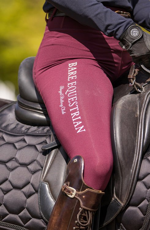 Royal Riding Club - Kensington Riding Tights - Merlot