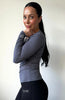 BARE Active Long Sleeve Tee - Grey BARE Equestrian