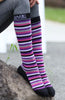 BARE Youth Cotton Sock - Lilac / Grey BARE Equestrian