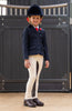 Youth 2-Tone Competition Tights - Vanilla/Havana Brown BARE Equestrian