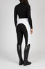 BARE Sculpt Hybrid Riding Breeches - White/Black Seat BARE Equestrian