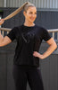Youth BARE Black Logo T-Shirt - Black BARE Equestrian