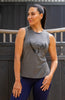 BARE Black Logo Tank Top - Dark Grey BARE Equestrian