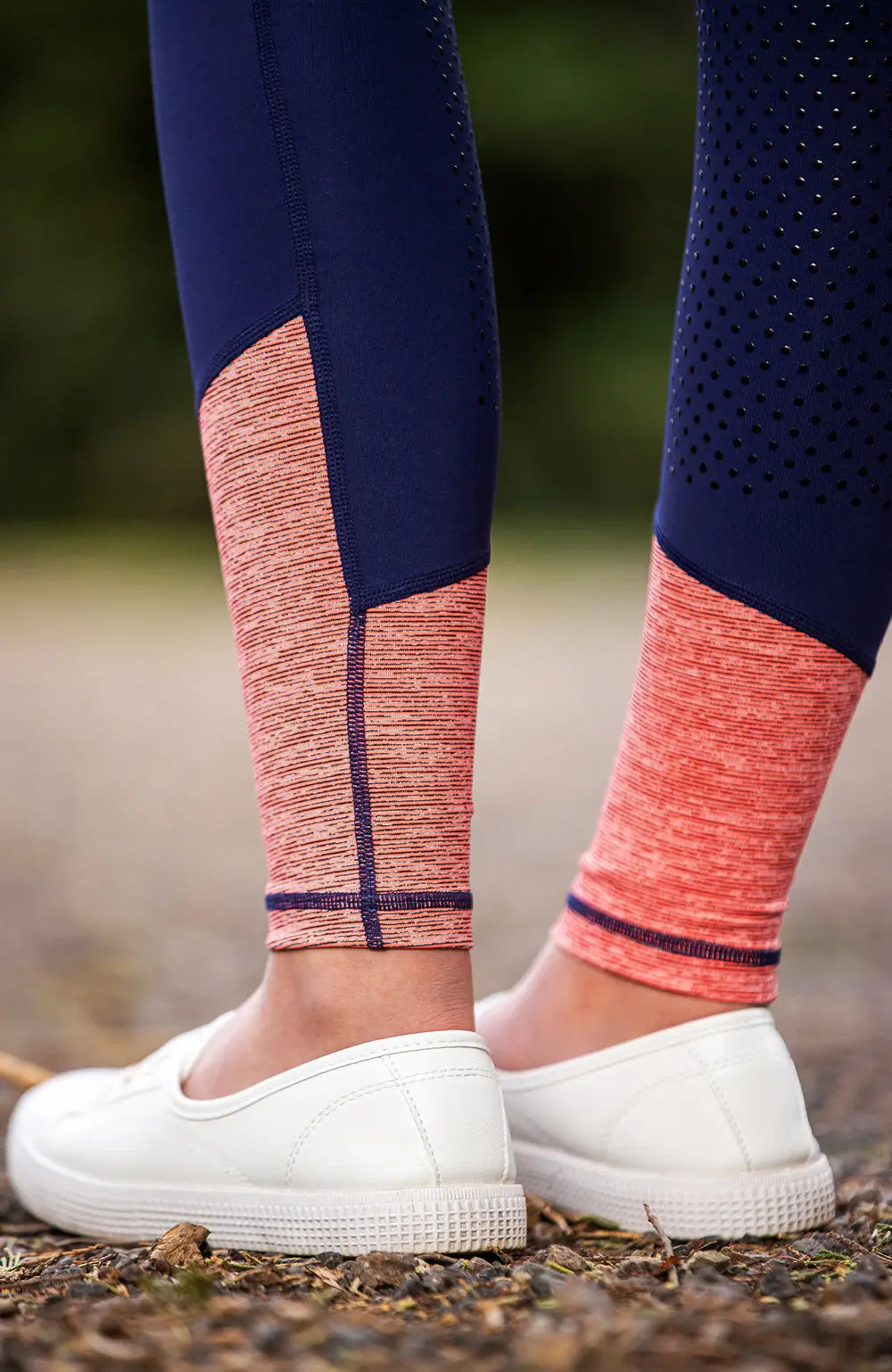 BARE Equestrian Performance Riding Tights - Neon Pink