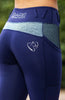 BARE Performance Riding Tights - Oxford Neon Blue BARE Equestrian