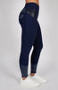 BARE Performance Riding Tights - Navy Croc BARE Equestrian