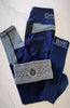 BARE Cotton Sock - Logo - Navy Childs BARE Equestrian