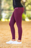 BARE ThermoFit Winter Performance Riding Tights - Ruby