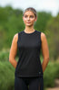 Youth BARE Leopard Tank Top - Black BARE Equestrian