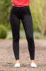 Youth Performance Riding Tights - Black Rider